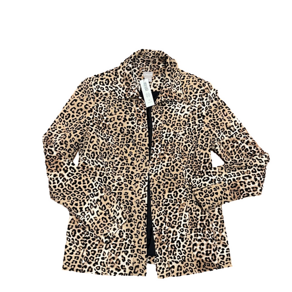 NWT Chico's Animal Print Animal Ponte Jacket | Size 0 - Picture 4 of 7